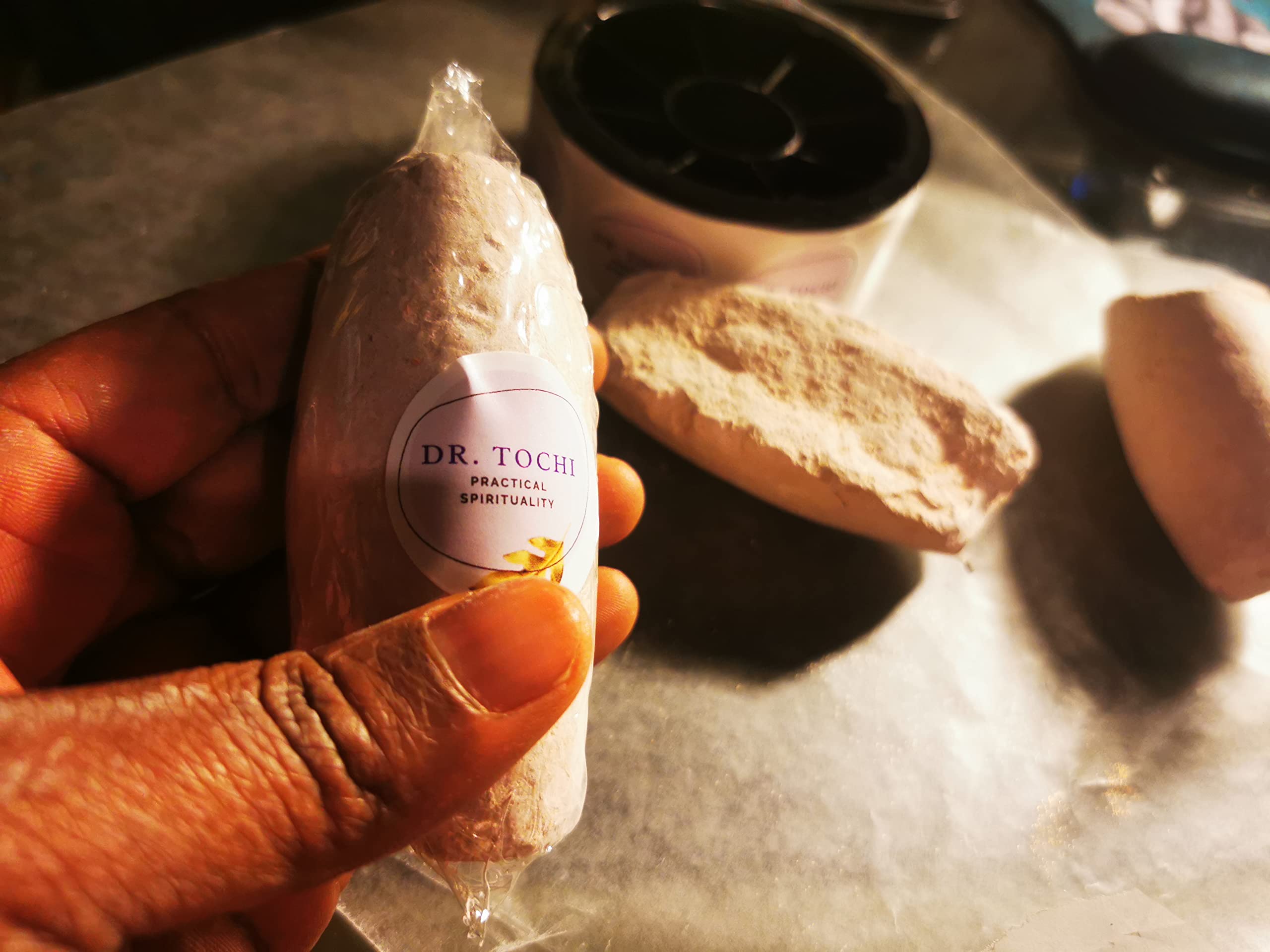**PURE Efun African White Chalk - Natural Nzu Clay for Cooking, Traditional Ceremonies & Skincare (Whole Piece) - Perfect for Cultural Rituals, DIY Crafts & Healthy Living**
