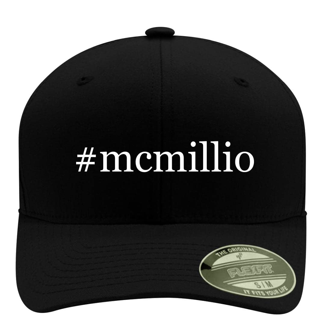 #Mcmillio - Hashtag Men's Flexfit Baseball Cap - Adjustable & Breathable Dad Hat for Outdoor Sports, Golf, Running & Casual Wear