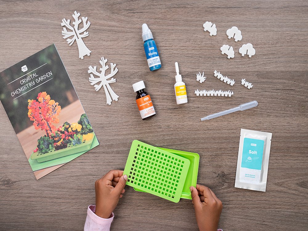 Crystal Chemistry Garden Kit - DIY Science Experiment for Kids & Adults | STEM Educational Toy for Home & Classroom Learning