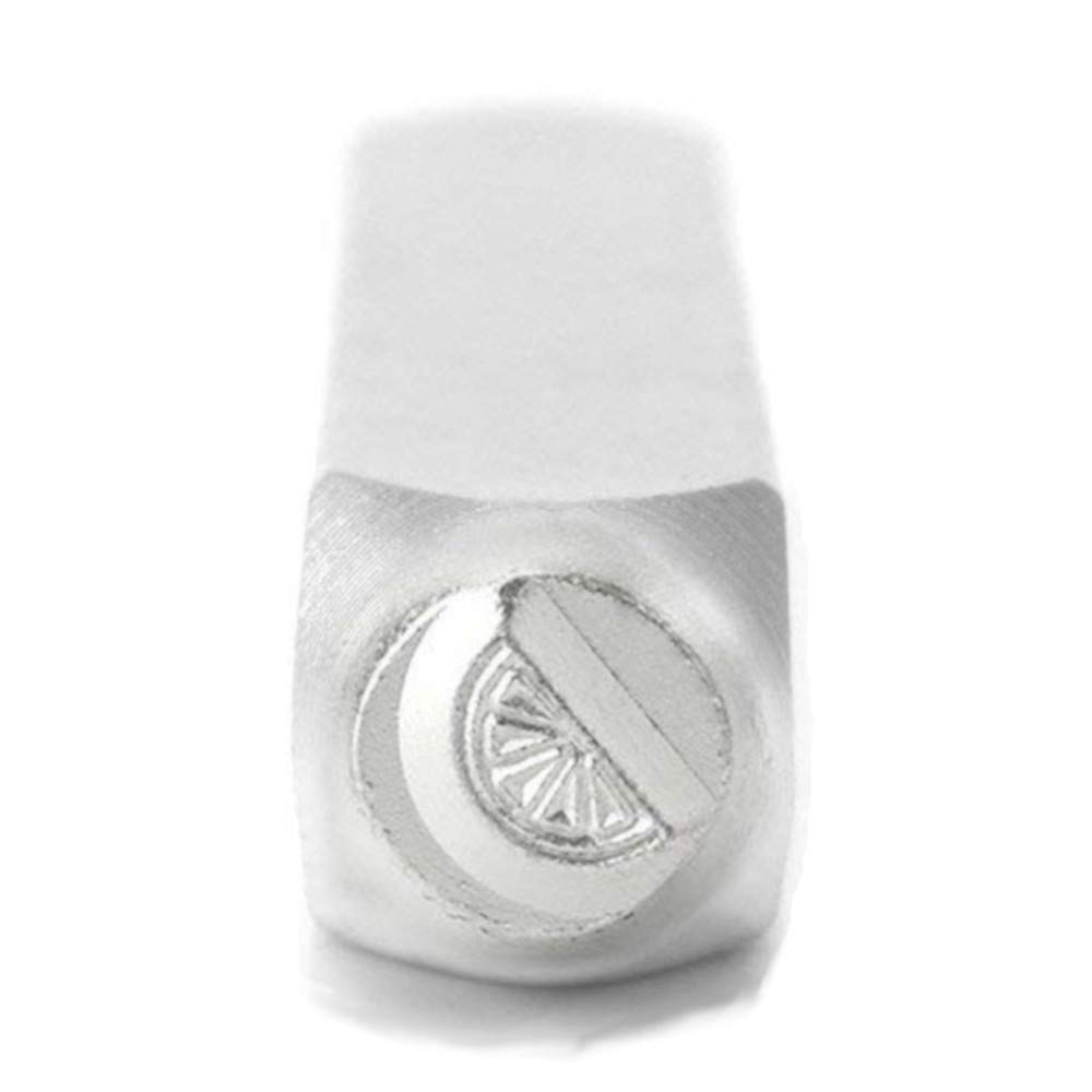 ImpressArt 6mm Fruit Slice Design Jewelry Stamp - Perfect for DIY Bracelets, Necklaces & Metal Stamping Projects