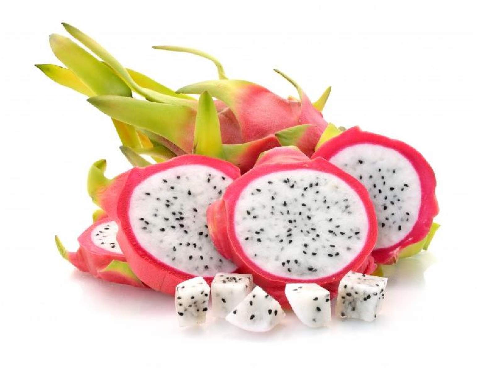 100pcs Red & White Dragon Fruit Seeds - Exotic Pitaya Plant for Outdoor Garden, Courtyard Planting | Grow Your Own Tropical Fruit Trees at Home