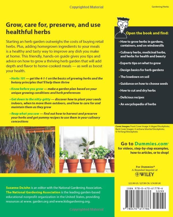 Herb Gardening For Beginners - Easy Guide to Growing Fresh Herbs at Home | Perfect for Kitchen, Indoor & Outdoor Gardens