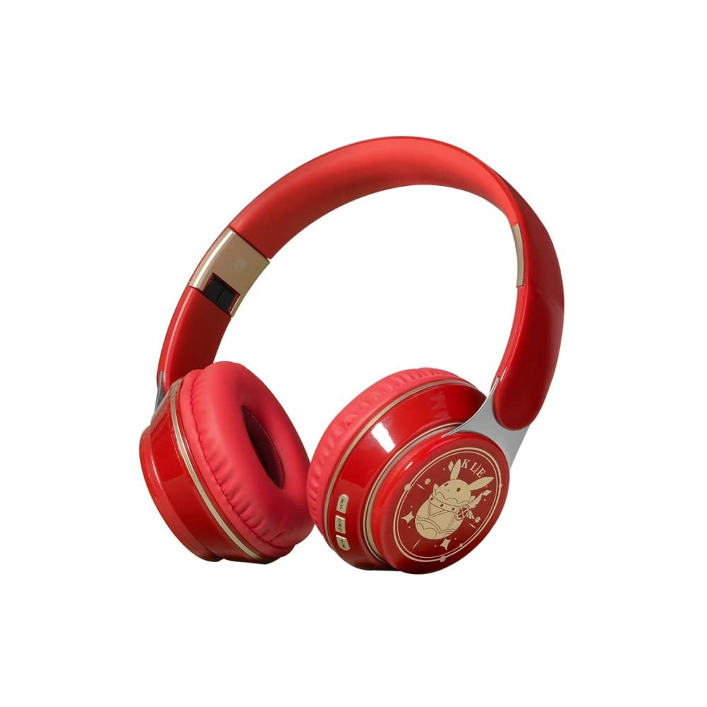 Hanaiette Wireless Bluetooth Headphones - Anime Genshin Impact Klee Style Gaming Headset with Crystal Clear Sound | Perfect for Gaming, Music & Travel