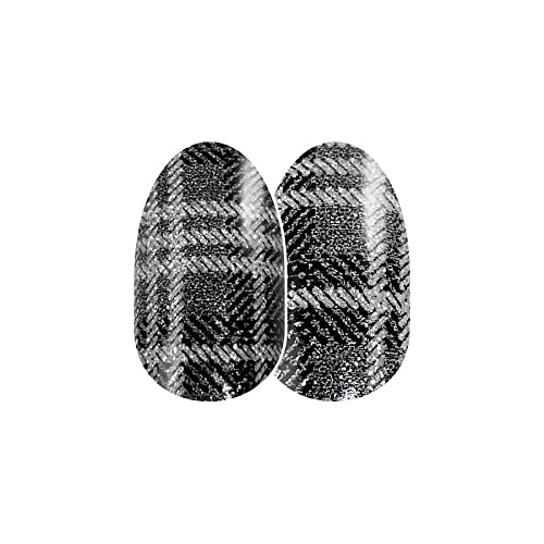 Black & Silver Tartaan Pattern
