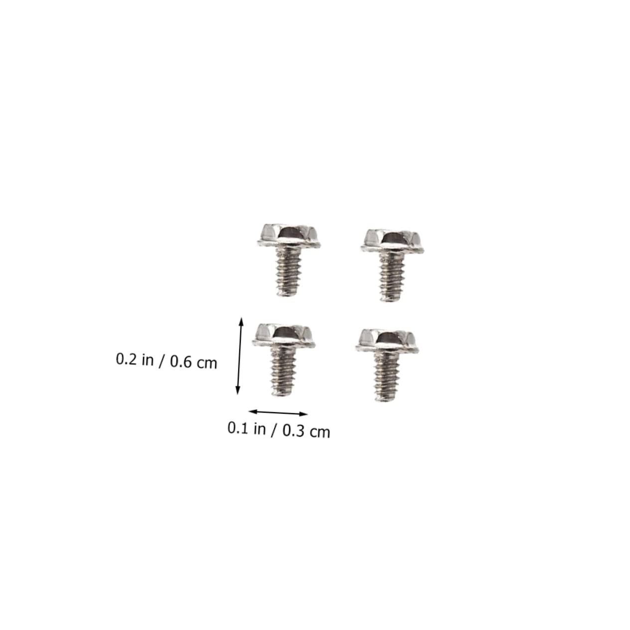 100pcs Metal Slot Screws Fastener Round Head for Computer Case - Build Your PC Fast | Perfect for PC Assembly, Case Modding & Hardware Installation