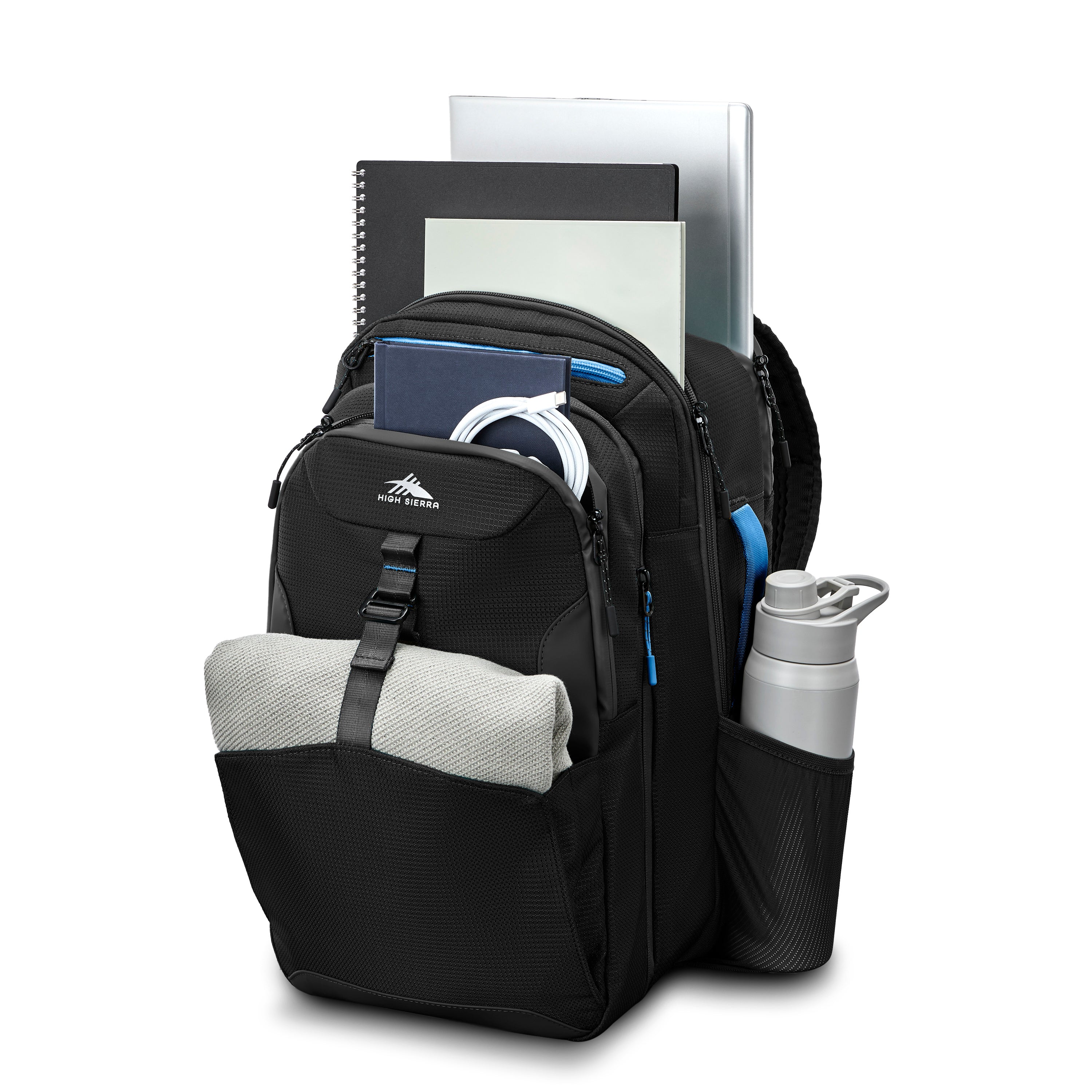 High Sierra Hi Life 3-in-1 Convertible Backpack - Durable Travel Backpack, Laptop Backpack & Daypack for Hiking, School & Work | Water-Resistant & Spacious Design
