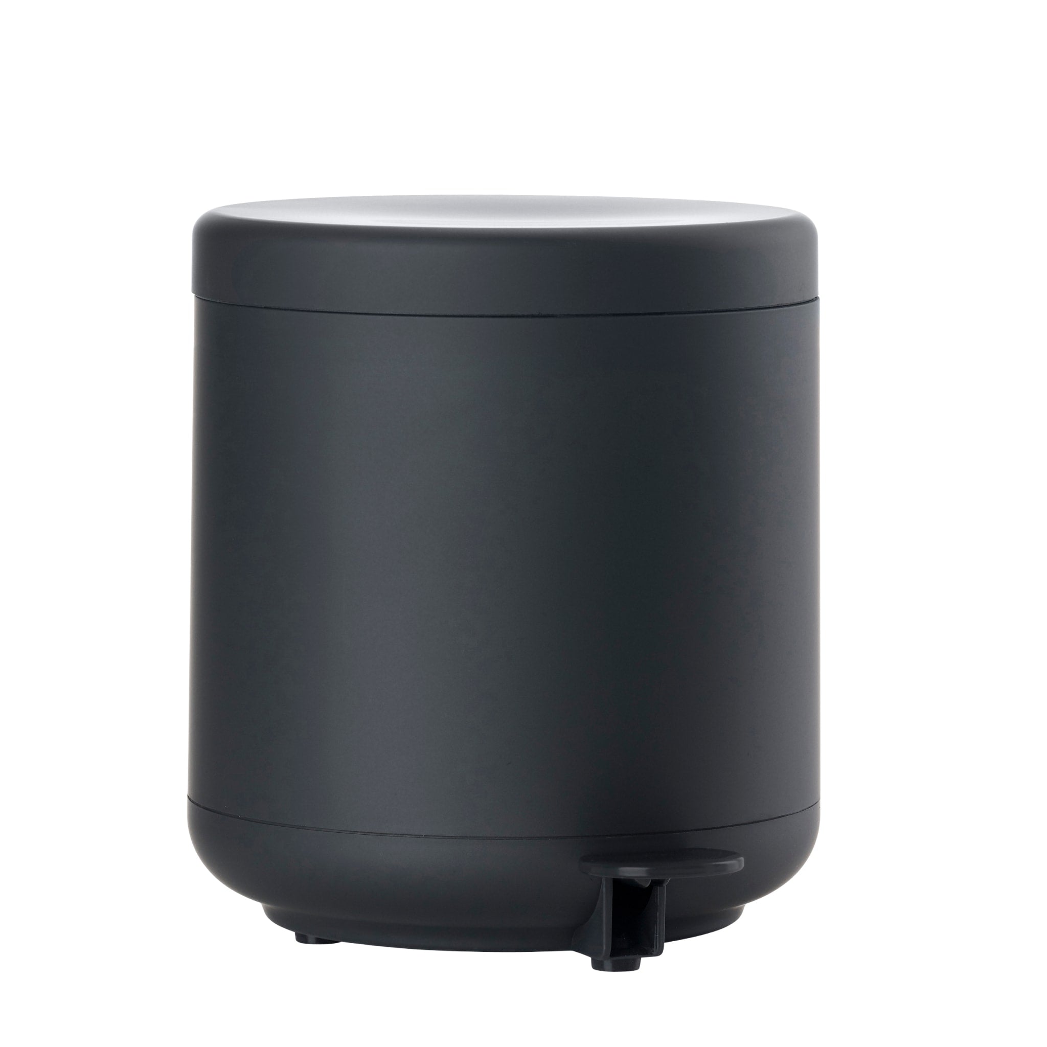 ZONE DENMARK Ume Soft Touch Pedal Bin 4L - Black | Modern Kitchen & Bathroom Trash Can with Foot Pedal for Hands-Free Use