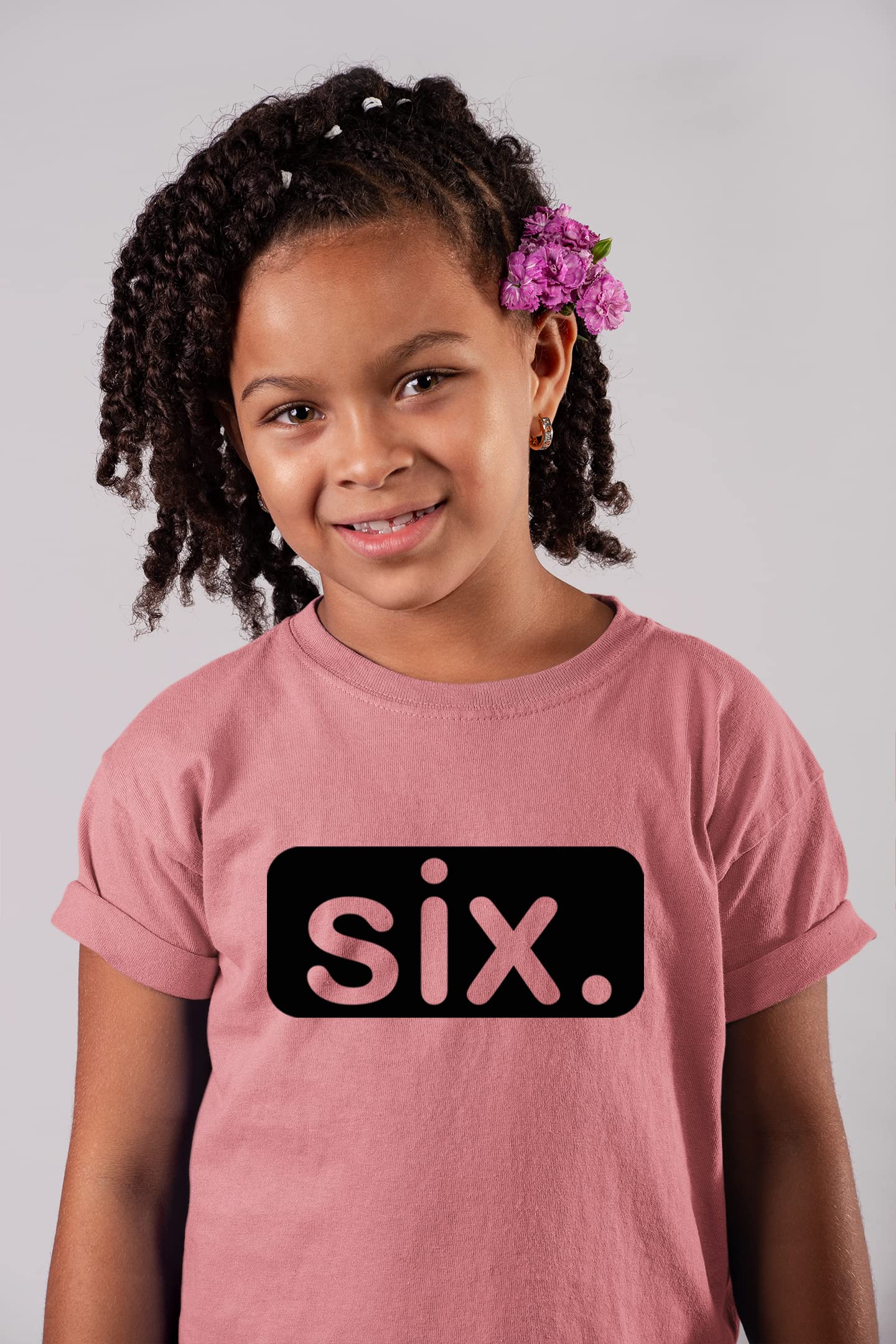 Happy 6th Birthday Outfit for Girls - Cute Toddler 6th Birthday Shirt & Gift Set | Perfect for Birthday Parties, Photo Shoots & Special Celebrations