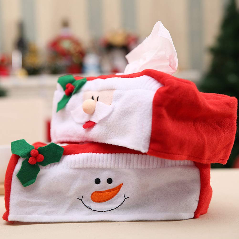 BESPORTBLE 2-Pack Napkin Holder Box - Freestanding Countertop Tissue Dispenser for Kitchen, Bar, Restaurant & Dining Room - Hand Towel Tray & Cocktail Paper Storage Container
