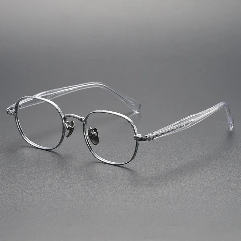 Stylish Aror Women's Full Rim Small Oval Titanium Acetate Eyeglasses Frame 41465 - Lightweight & Durable for Work, Reading & Everyday Fashion