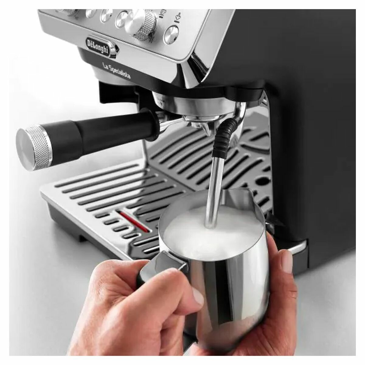 De'Longhi EC9155MB La Specialista Arte Manual Pump Espresso Machine - Premium Home Barista Coffee Maker for Espresso, Latte & Cappuccino - Perfect for Kitchen, Office & Gifting