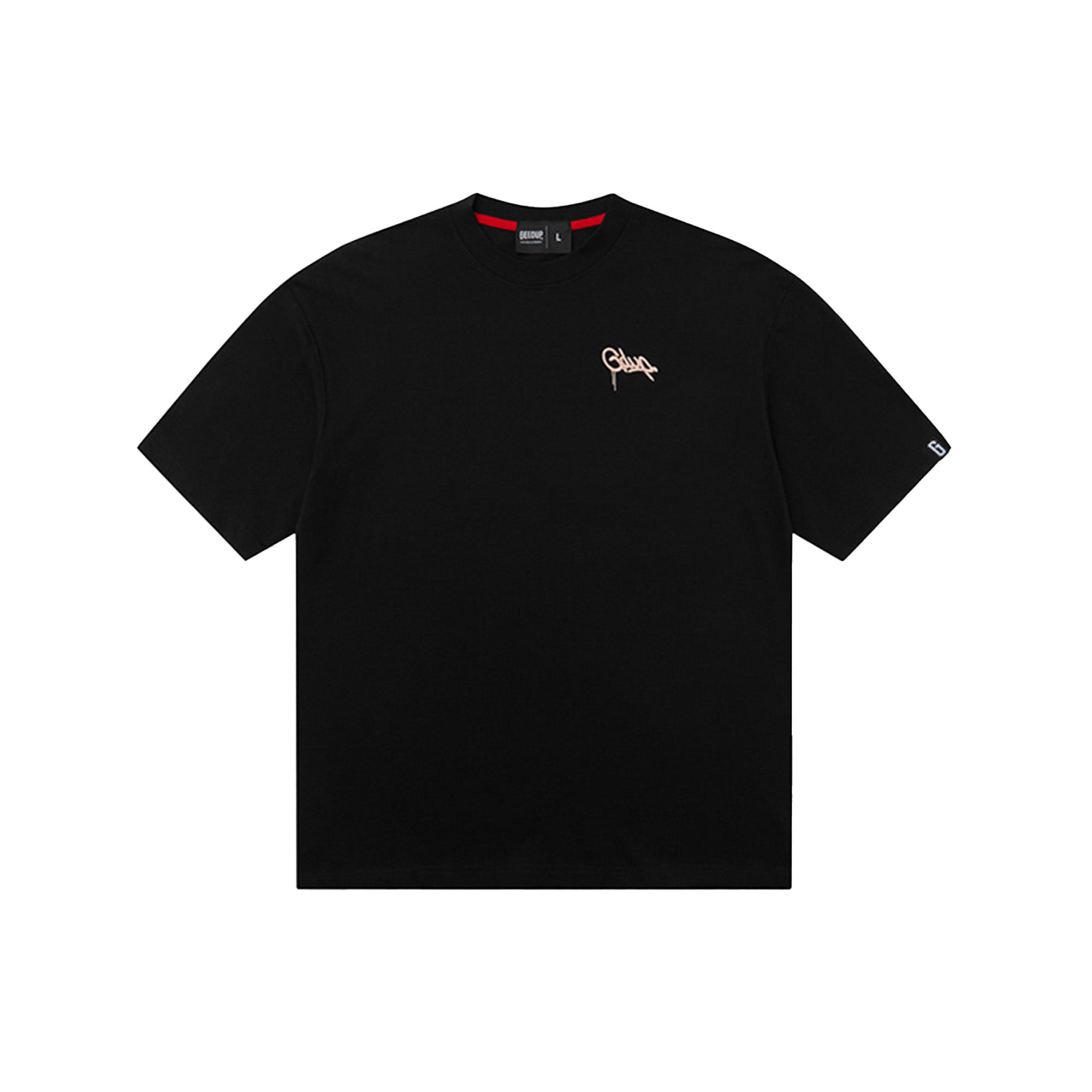 Geedup Handstyle EMB T-Shirt for Men & Women - Black & Pink Graphic Tee (2024) | Streetwear Fashion, Casual Outfits, Urban Style