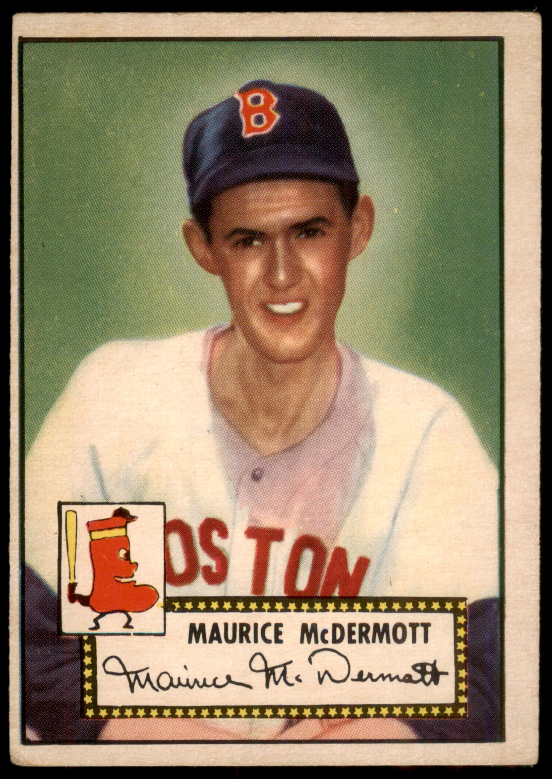 1952 Topps #119 Mickey McDermott Boston Red Sox Baseball Card - Vintage Collectible Sports Memorabilia for Baseball Fans & Card Collectors - Perfect for Display, Trading, and Investment
