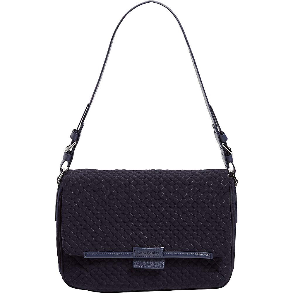 Vera Bradley Microfiber Shoulder Satchel Purse for Women - Lightweight Crossbody Bag with Adjustable Strap, Perfect for Travel, Work & Everyday Use