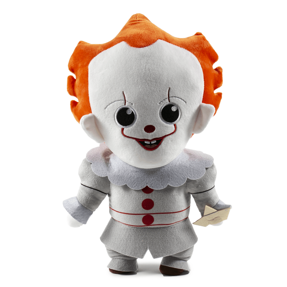 Kidrobot IT Pennywise Dancing Clown HugMe Vibrating Plush Toy - Cute Horror Collectible for Fans, Gifts & Home Decor