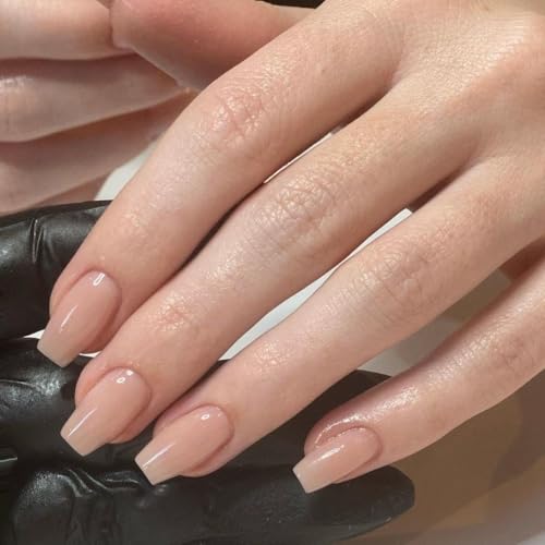 glossy nude