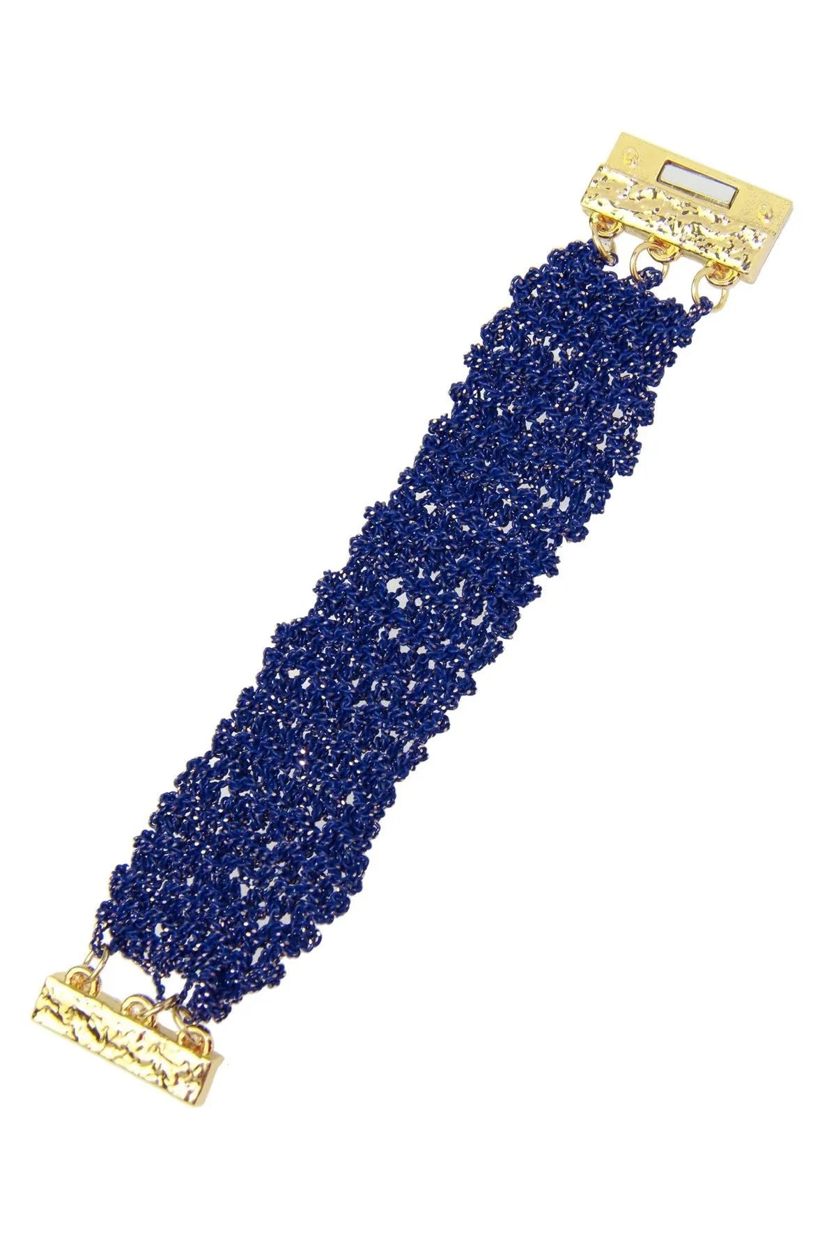 Handmade Crochet Chain Statement Bracelet for Women - Boho Chic Fashion Jewelry - Perfect for Parties, Weddings & Everyday Wear