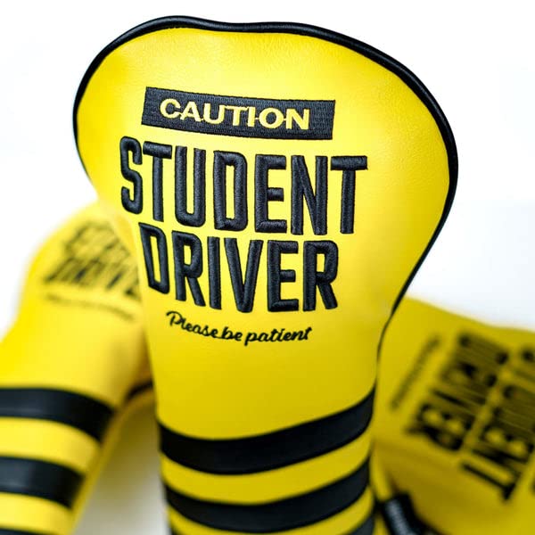 Bogey Bros Golf Headcovers - Funny & Novelty Driver Head Covers for Men & Women | All-Weather Elastic Neck Protection with Embroidered Designs | Perfect Golf Gifts & Club Protection for Driving Range or Course Play
