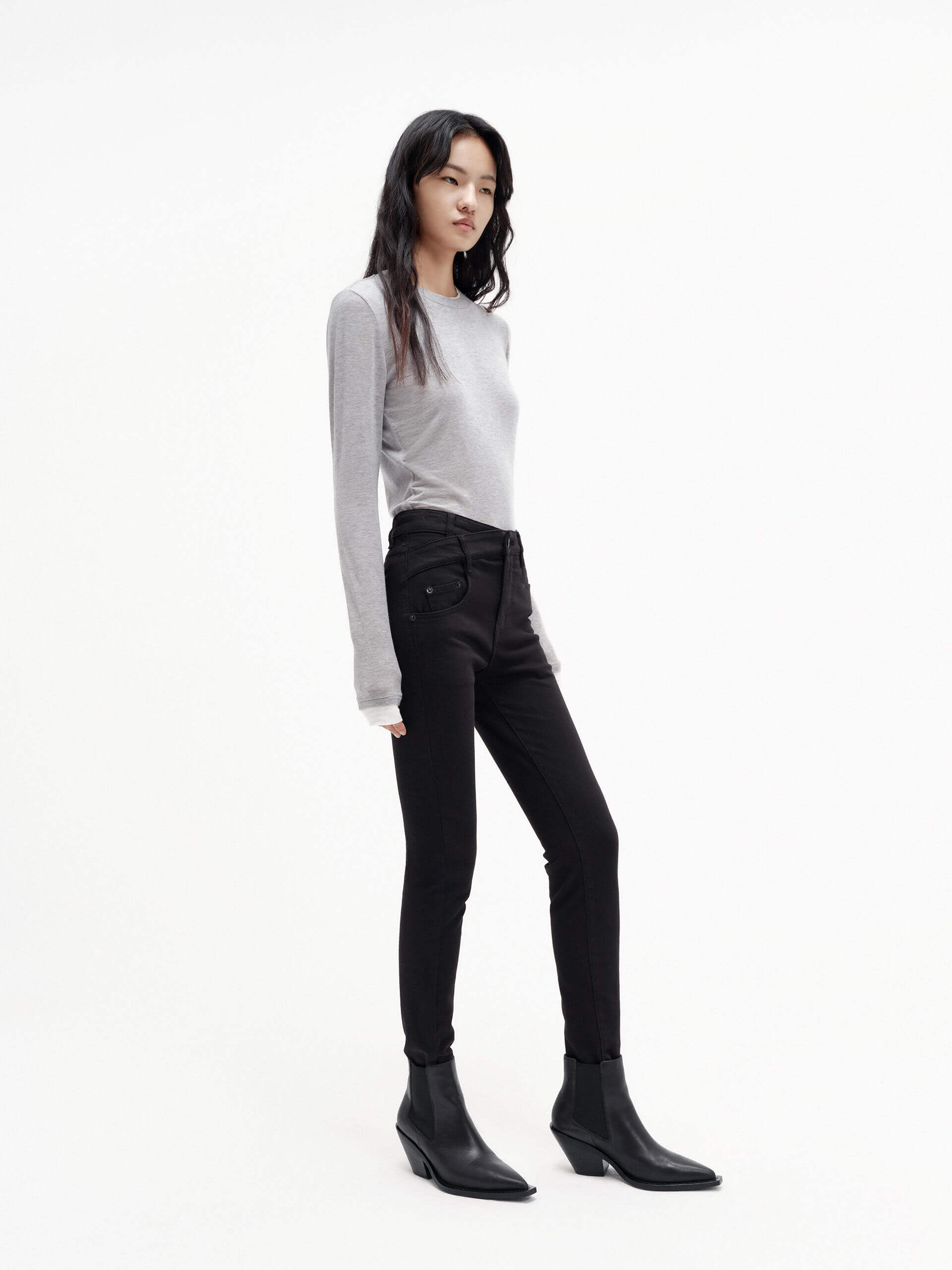 Deconstruct Skinny Jeans for Women - High Waist Stretch Denim Pants - Trendy Ripped Distressed Jeans | Perfect for Casual Outfits, Night Out & Streetwear Fashion