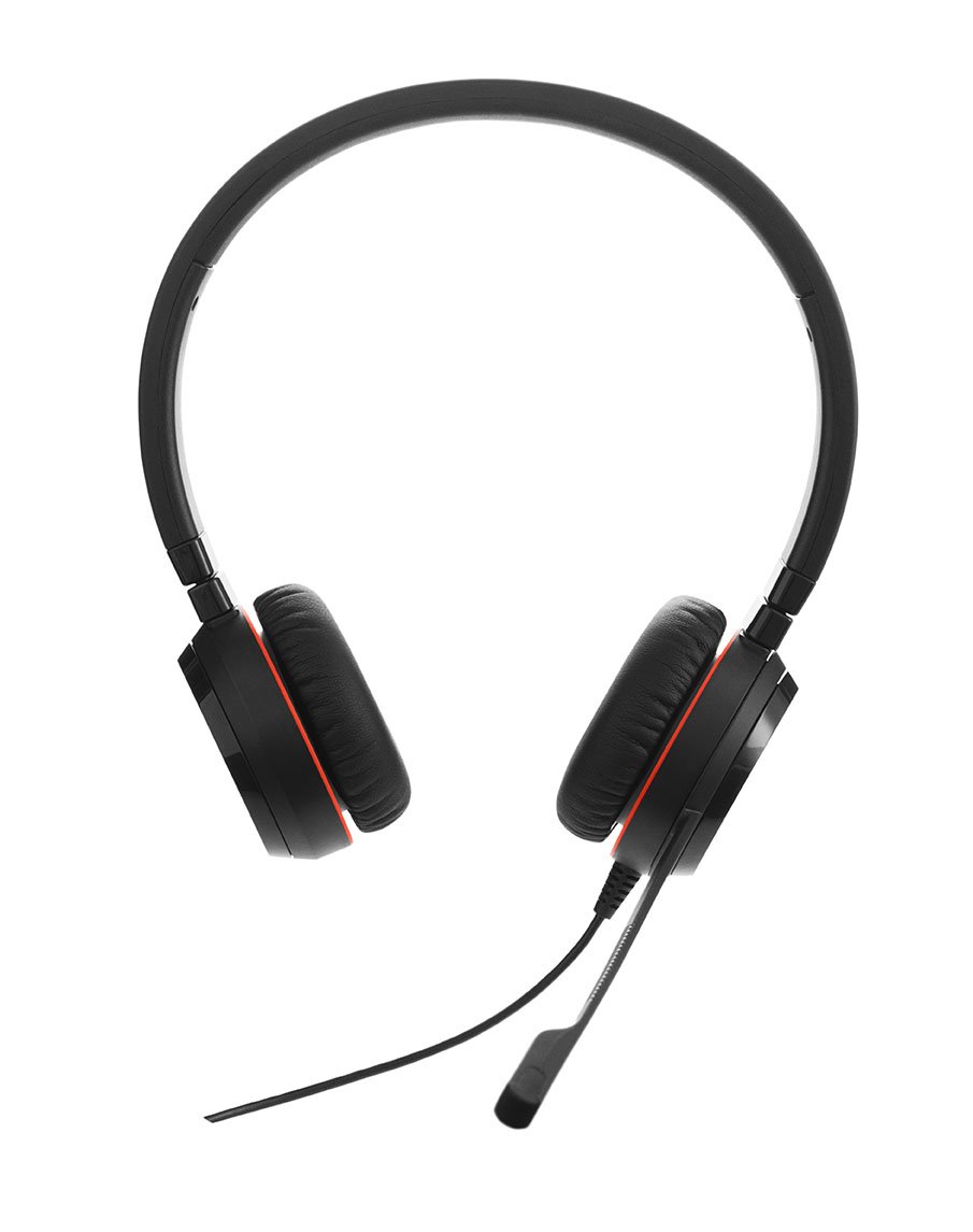 Jabra Evolve 30 II UC-Optimized Wired Stereo Headset with 3.5mm Jack/USB - Premium Sound for Calls & Music - All-Day Comfort Office Headphones - Perfect for Remote Work, Call Centers & Video Conferencing