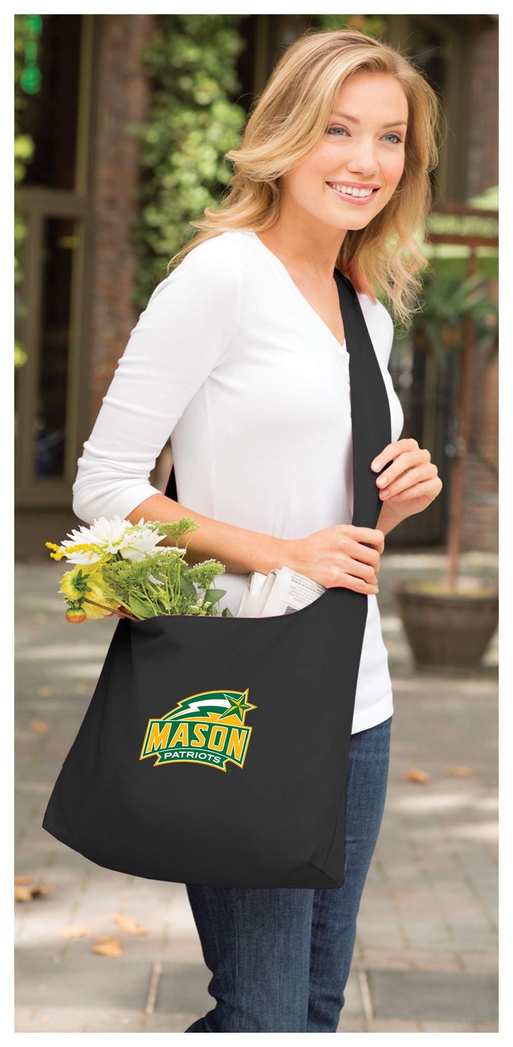 George Mason University Tote Bag - Durable Crossbody Sling Bag for College Students, Alumni & Fans - Perfect for Campus, Travel & Everyday Use