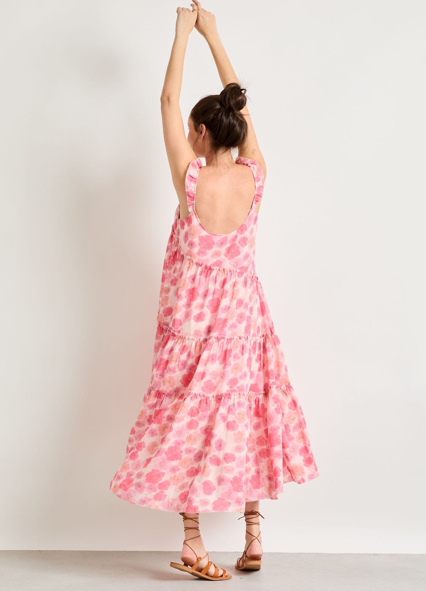 The Anaelle Dress - Elegant Women's Summer Floral Maxi Dress for Beach, Wedding & Party | Lightweight & Comfortable Casual Wear