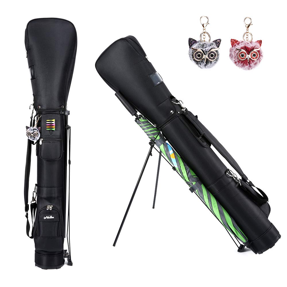 **Sunday Golf Stand Bag with Travel Shoulder Strap - Lightweight Large Capacity Golf Carry Bag for Men & Women - Perfect for Travel, Driving Range & Weekend Golfing**
