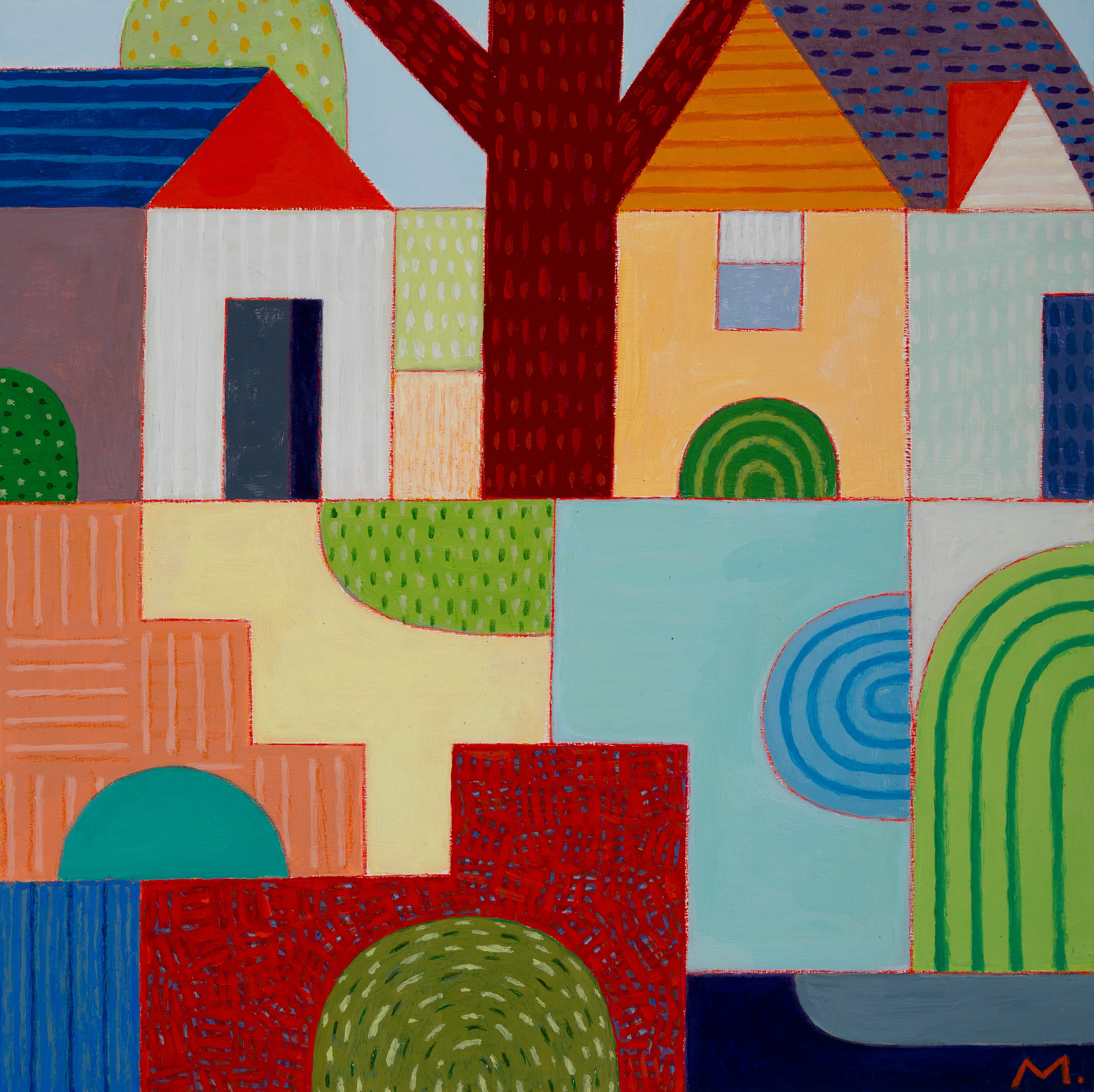 Michael Smith's Geometric Painting Workshop - Learn Abstract Art Techniques for Home Decor & DIY Projects | Perfect for Beginners & Art Enthusiasts