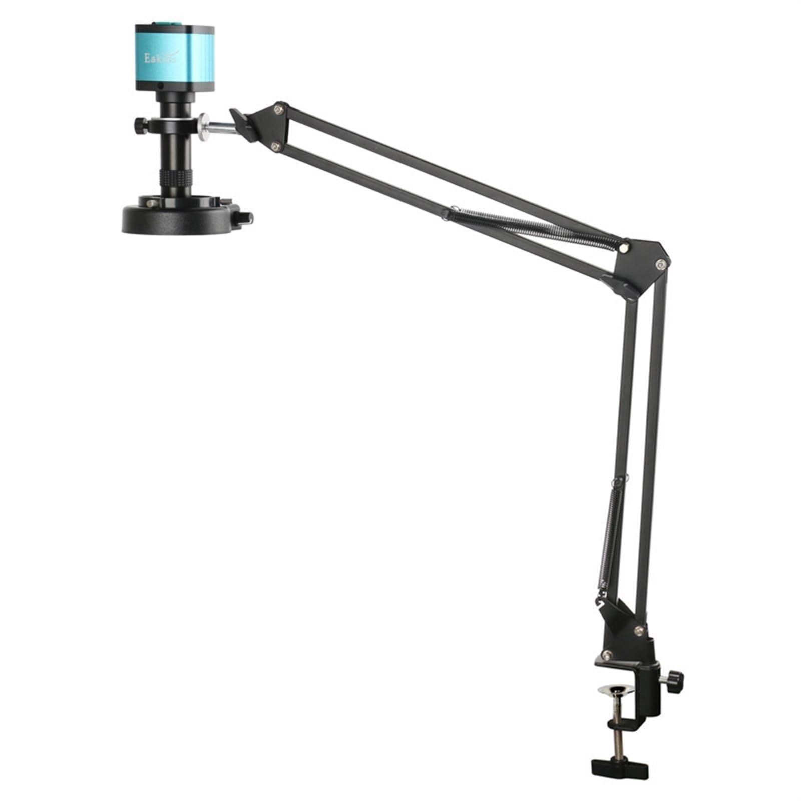 48MP 4K/1080P HDMI USB Industrial Microscope Camera with 1X-130X Zoom, C-Mount Lens & Remote Control for Digital Imaging - Perfect for PCB Inspection, Jewelry Appraisal & Scientific Research (37cm Full Set)