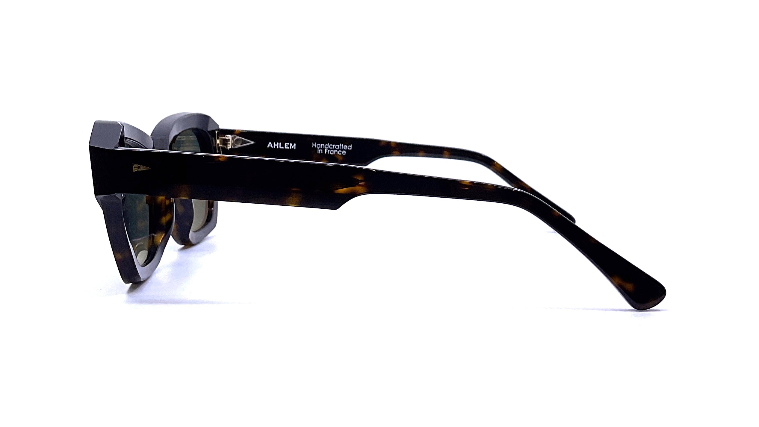 Ahlem Les Halles Sunglasses - Dark Tortoise Frame with UV Protection - Perfect for Outdoor Activities, Travel, and Fashion Accessories