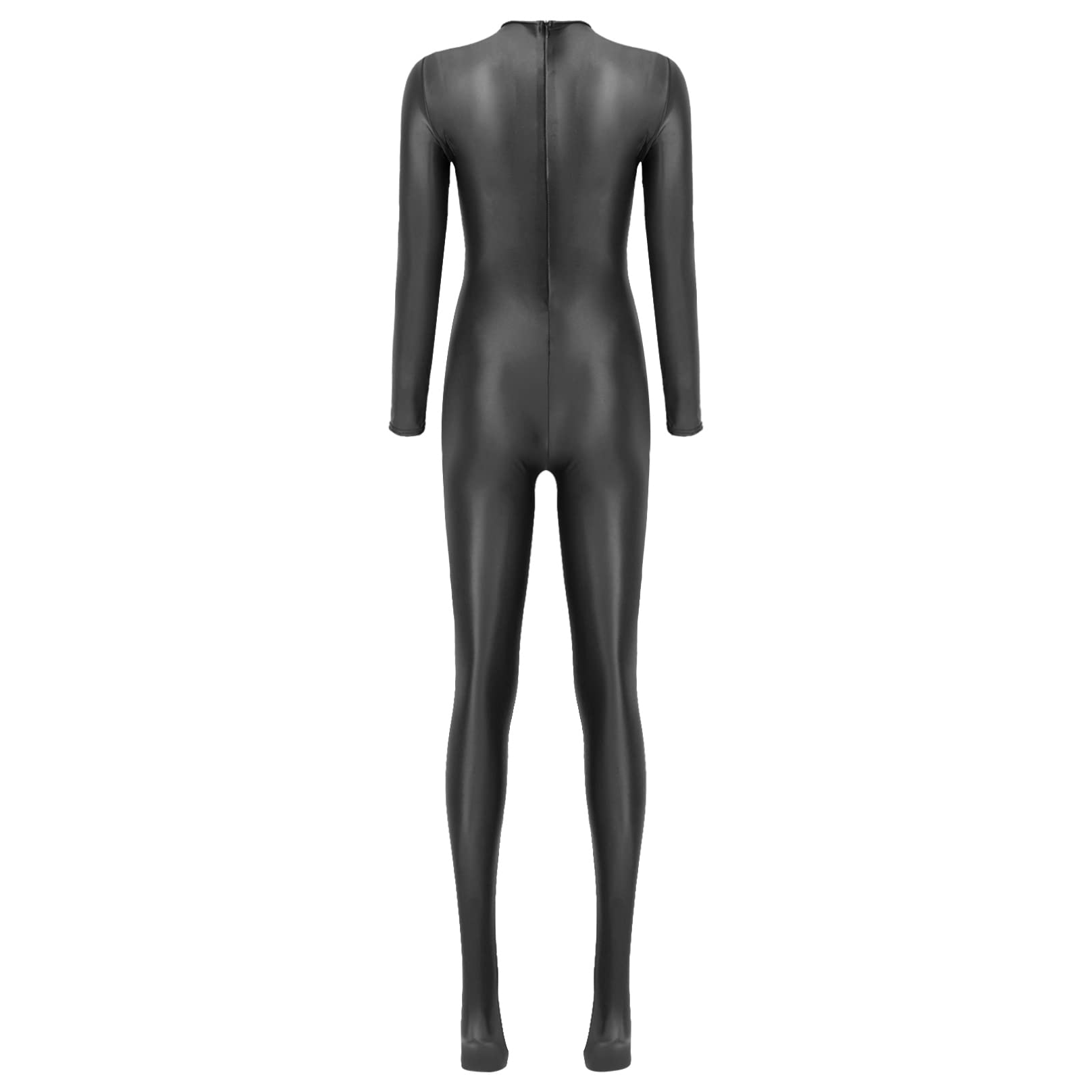 Shiny Women's Full Body Stockings | One Piece Teddy Babydoll Glossy Jumpsuit | Perfect for Lingerie, Cosplay & Sensual Nightwear