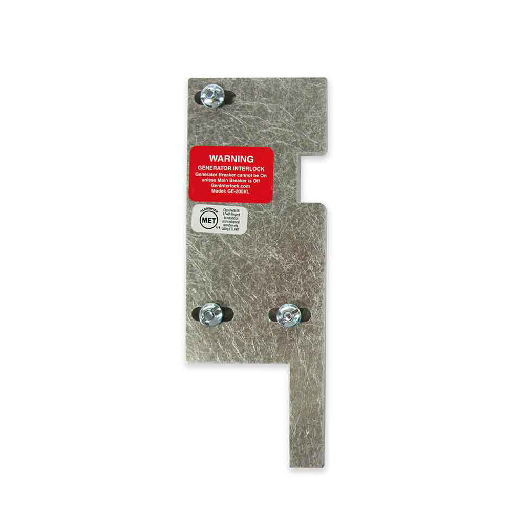 GenInterlock GE 200VL Generator Interlock Kit for 150/200 Amp Breaker Panels - Compatible with General Electric Vertical Electrical Panels | Perfect for Home Backup Power During Outages & Emergency Power Transfer