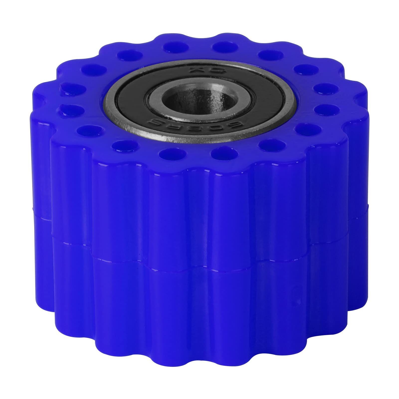 Universal 10mm Motorcycle Idler Sprocket - Pit Bike ATV Chain Tensioner for Dirt Bikes & Mini Bikes (Blue)