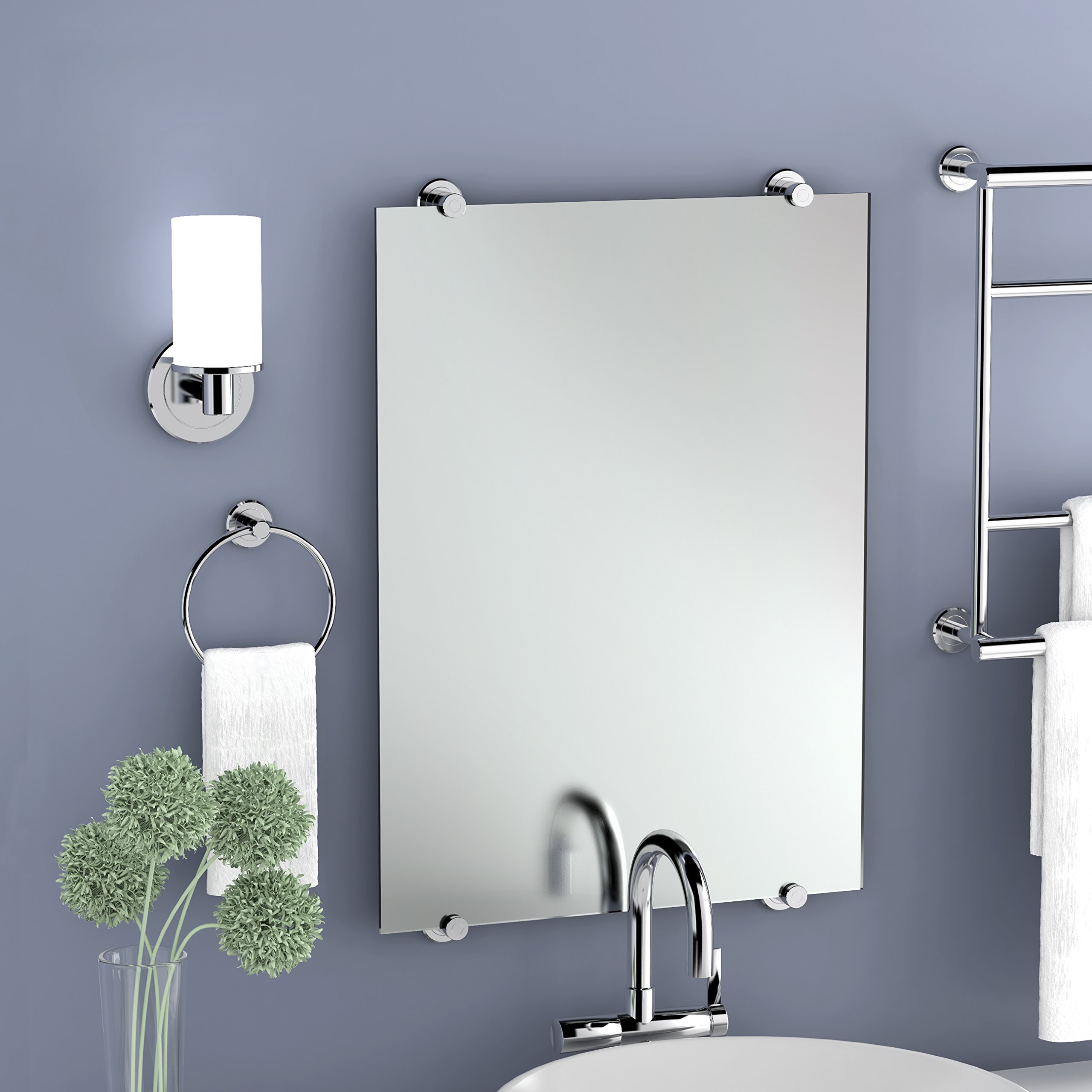 Gatco 4248 Latitude II Chrome Bathroom Storage Toilet Paper Holder - Perfect for Modern Bathrooms, Powder Rooms & Guest Suites