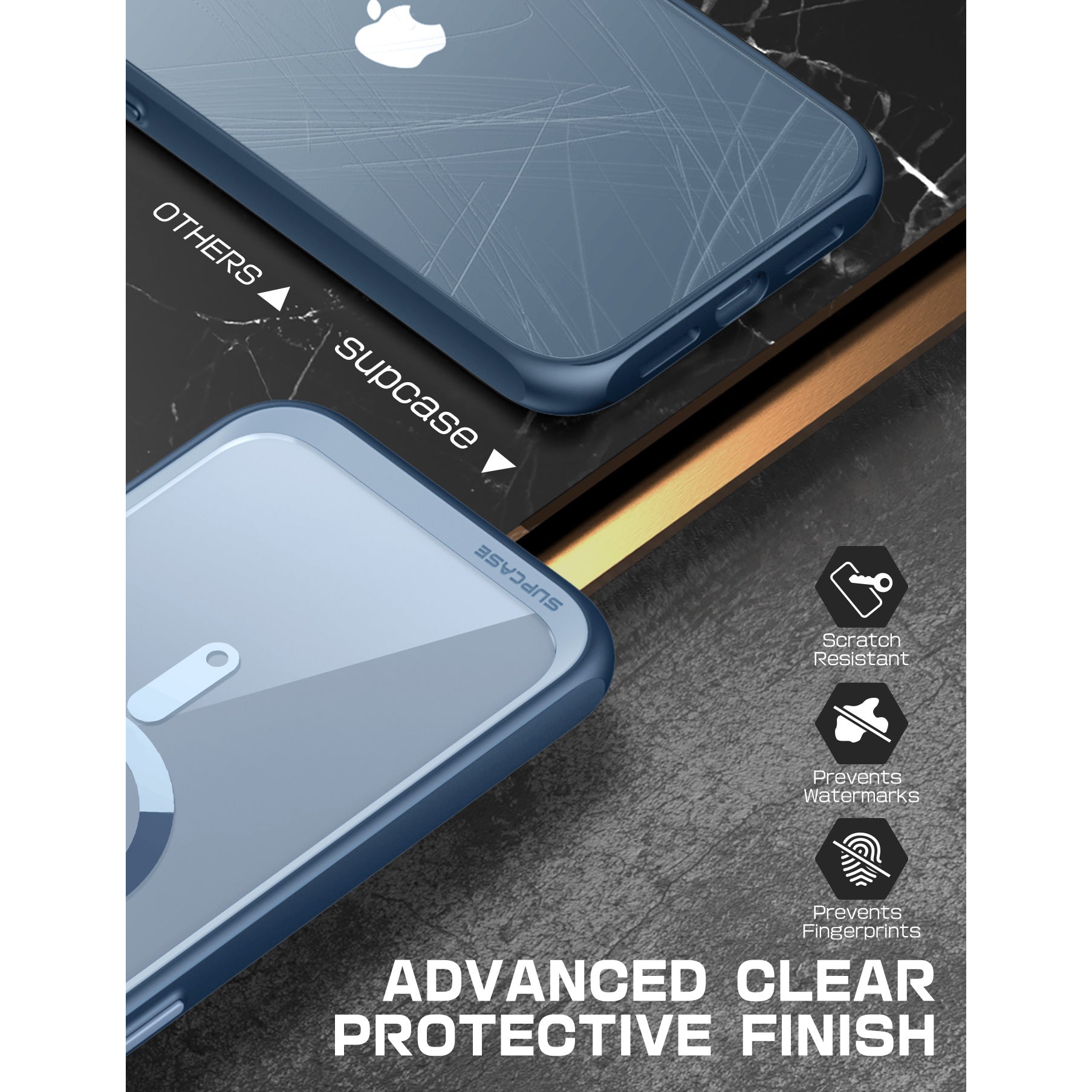 iPhone 14 Plus Case 6.7 Inch - Unicorn Beetle MAG Slim Clear Protective Cover with MagSafe Compatibility | Shockproof & Scratch Resistant | Perfect for Everyday Use, Travel & Outdoor Activities