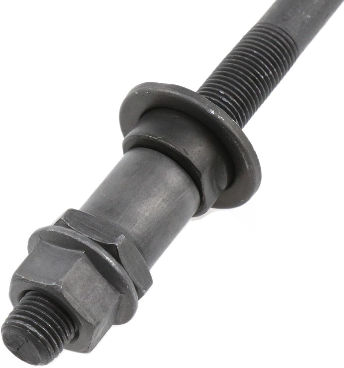Black Bike Axle 190mm for Bicycle Rear Hub - 3/8