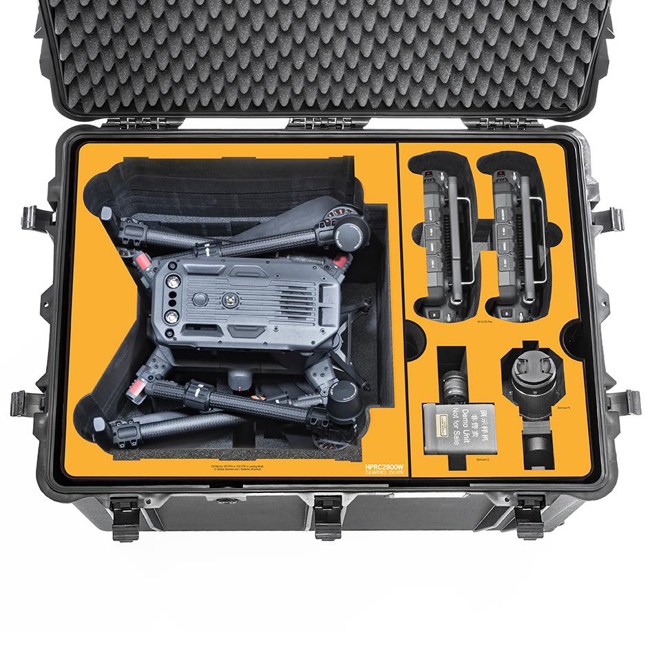 HPRC Heavy-Duty Protective Wheeled Case for DJI Matrice 300 & 350 RTK Drones - Waterproof Shockproof Travel Storage for Professional Aerial Photography & Surveying