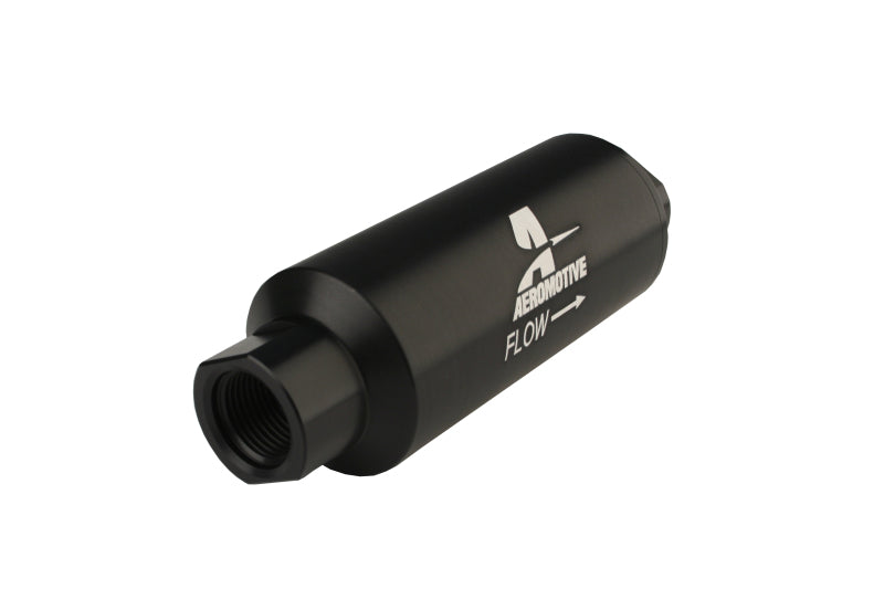 Aeromotive Marine AN 12 Fuel Filter - 100 Micron Stainless Steel Element for High-Performance Boats, Yachts & Marine Engines