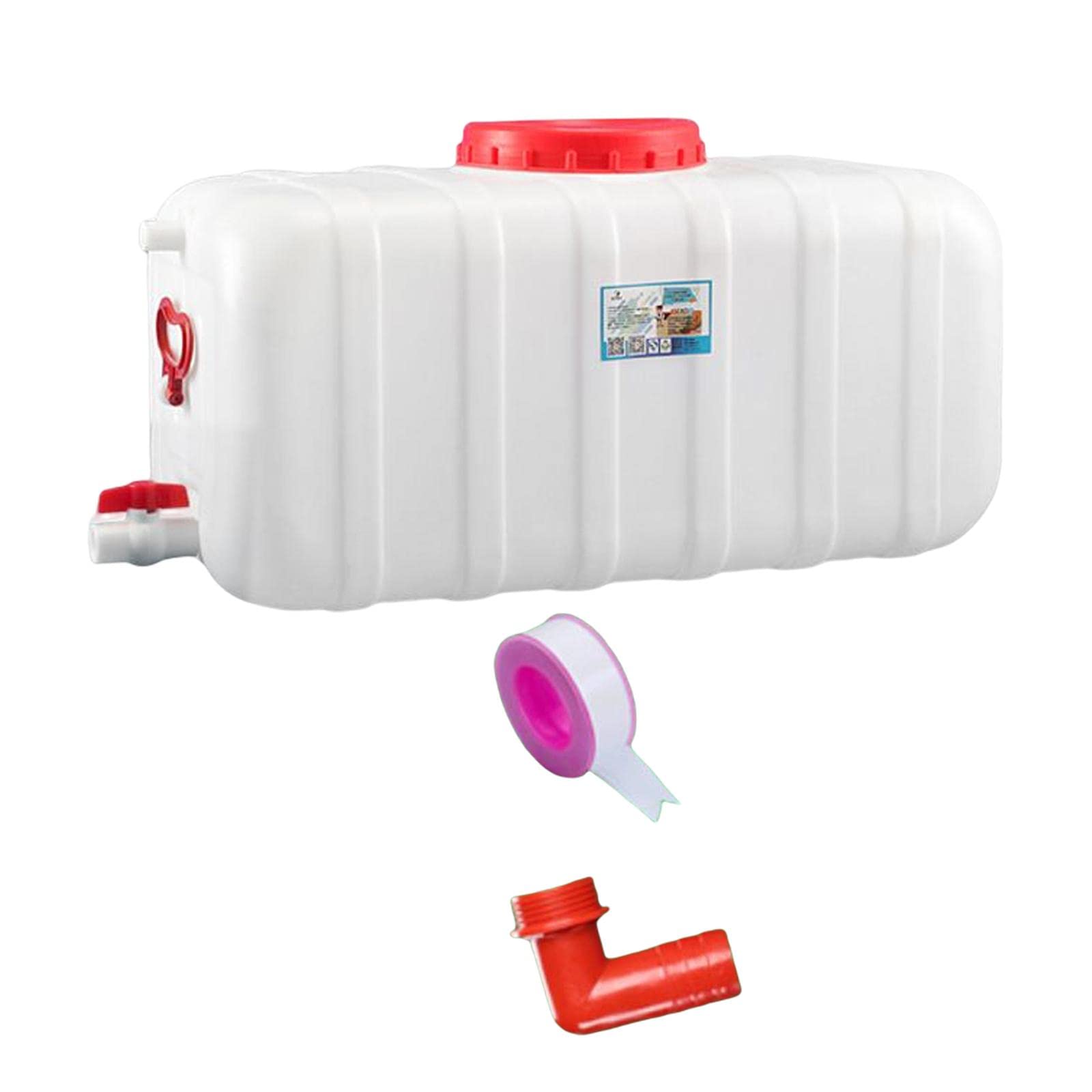 Almencla 5 Gallon Water Storage Container - Portable Emergency Water Barrel with Spigot for Camping, Hiking, and Outdoor Survival