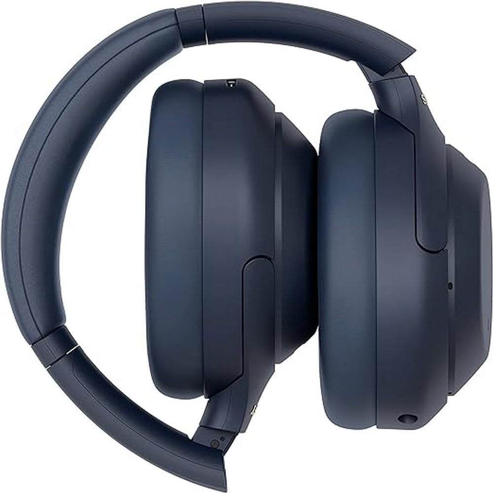 Sony WH-1000XM4 Wireless Noise Cancelling Headphones with 30-Hour Battery, Alexa & Google Assistant, Built-in Mic - Midnight Blue | Perfect for Travel, Work & Music Lovers