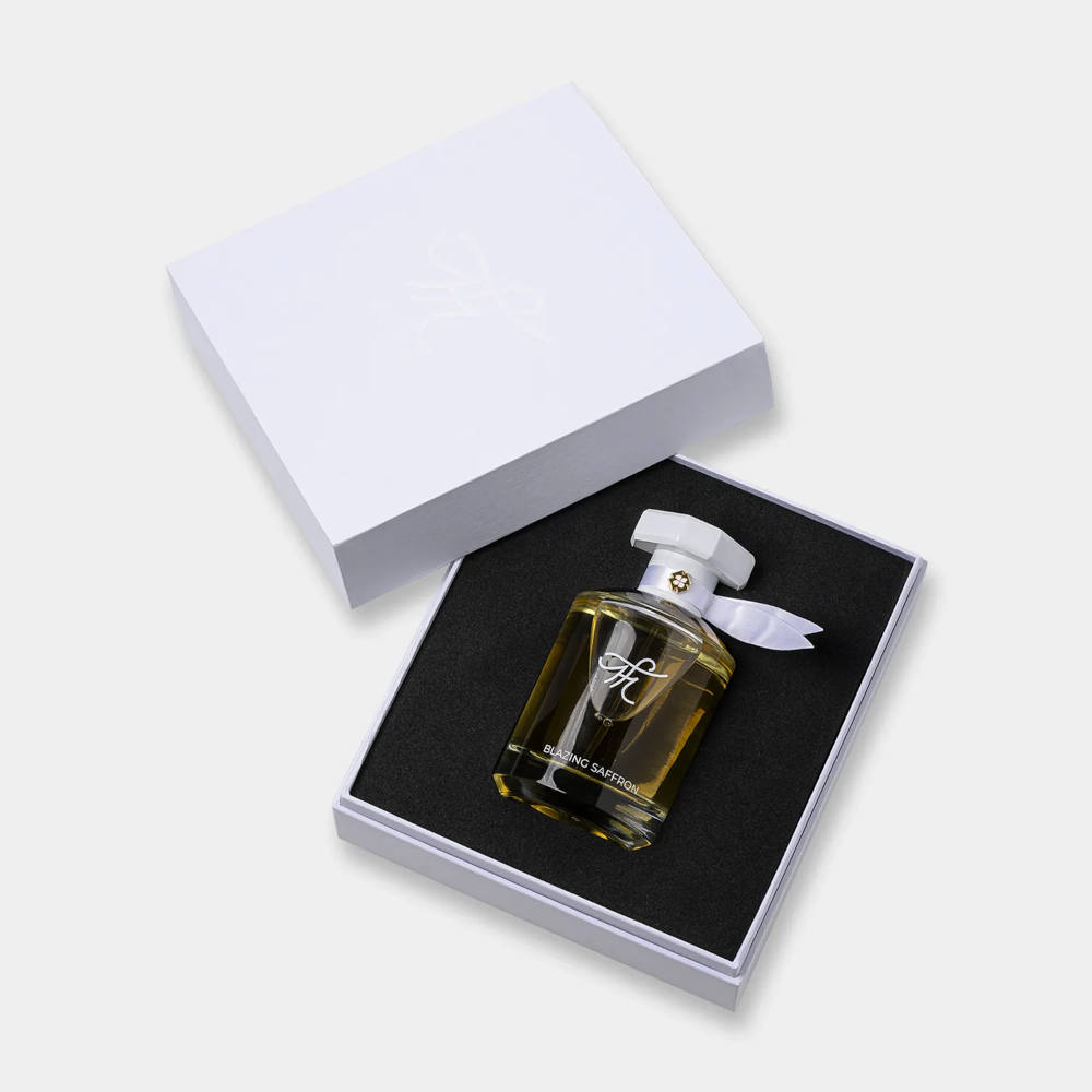 Blazing Saffron Eau de Parfum 100ml - Premium Long-Lasting Perfume for Women & Men, Perfect for Date Nights, Special Occasions & Daily Wear