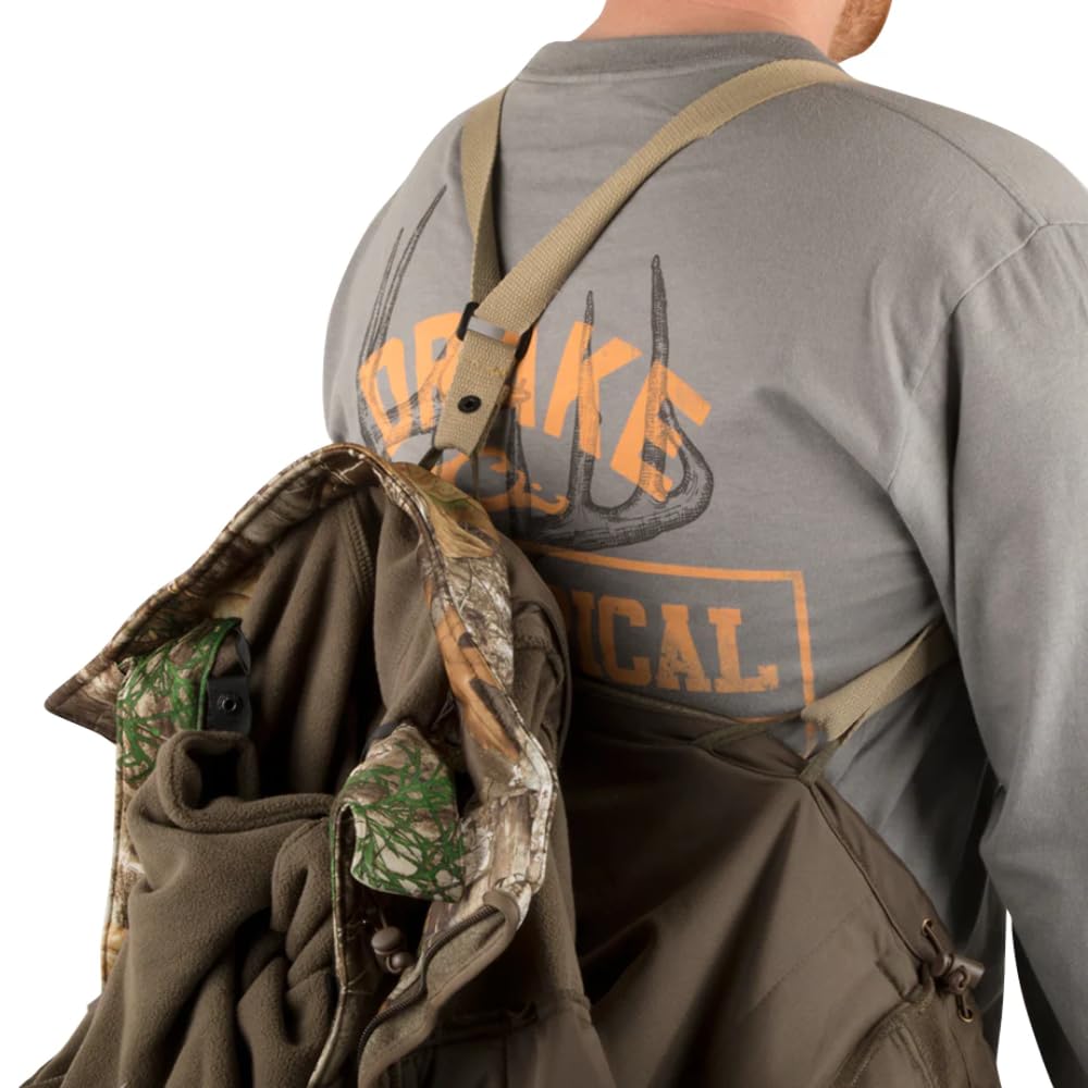 Drake Waterfowl Stand Hunter's Endurance Jacket with Agion Active XL Scent Control Technology - Waterproof Hunting Jacket for Men, Camo Outerwear with Odor Elimination - Ideal for Duck Hunting, Turkey Hunting & Outdoor Adventures