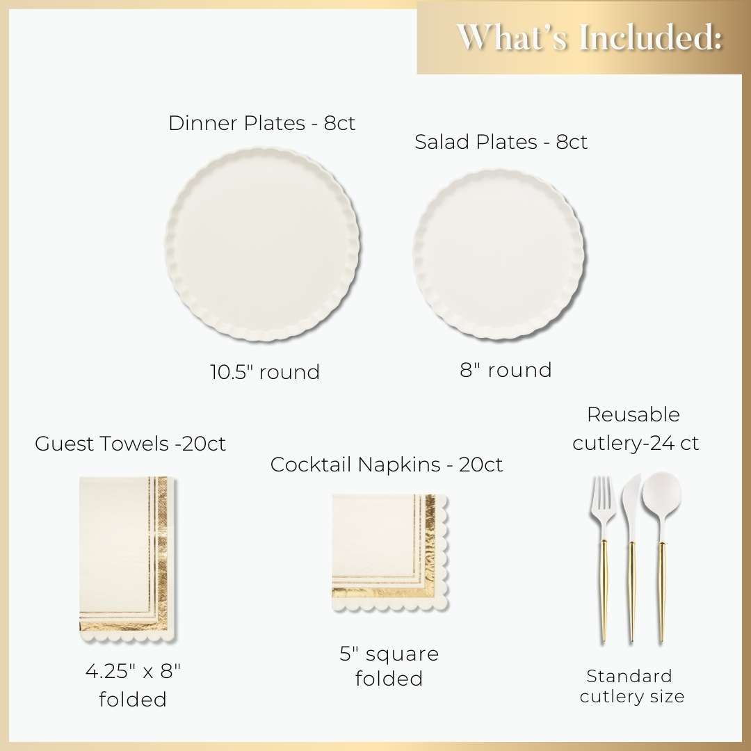 Elegant White Christmas Table Setting - 12-Piece Holiday Dinnerware Set for Festive Dining & Entertaining - Perfect for Holiday Parties, Family Gatherings & Seasonal Decor