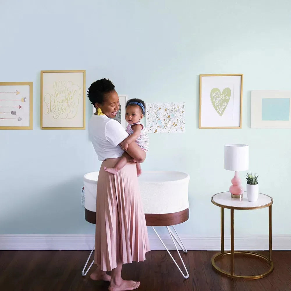 SNOO Smart Sleeper Baby Bassinet - Automatic Soothing & Sleep Aid with White Noise & Motion for Newborns | Perfect for Nursery, Bedroom & Travel | Safe Sleep Solution for 0-6 Months Infants
