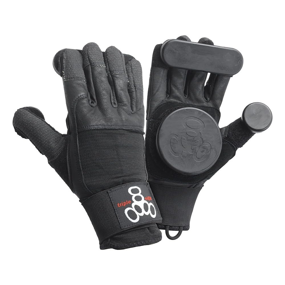Triple Eight Sliders Longboard Gloves - Protective Slide Gloves for Downhill Skateboarding & Longboarding - Perfect for Freeride, Drifting & Speed Control