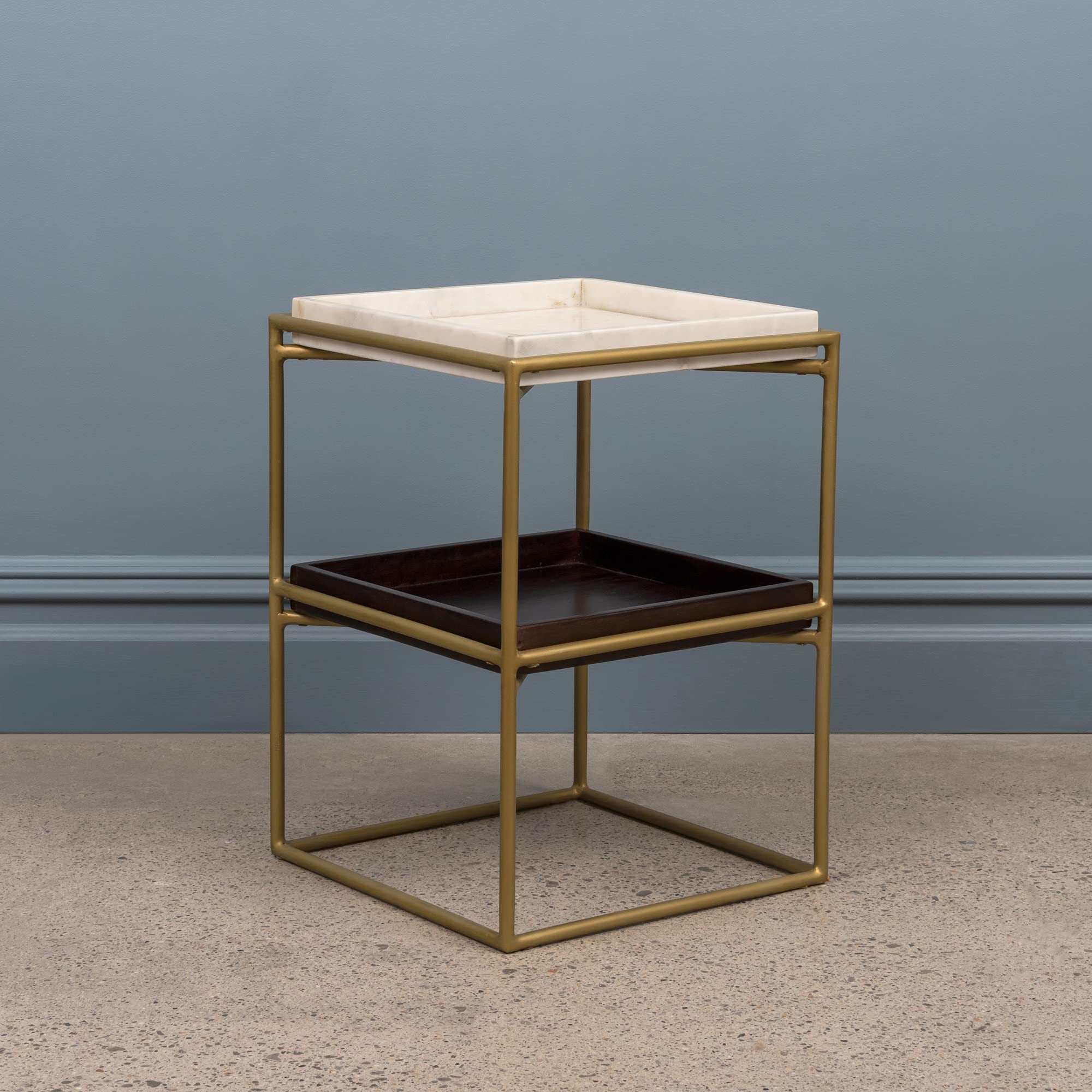 Premium Marble Coffee Table - Modern Home Decor Accent for Living Room, Office & Dining Area
