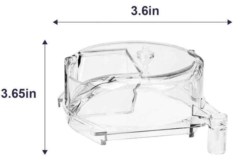Premium Cuisinart DGB-500GLID Coffee Machine Knife Holder & Cover - Compatible with DGB-475, DGB-475BK, DGB-500 Models - Clear Lid Replacement Part for Coffee Maker & Grinder - Durable & High-Quality - Perfect for Home Brewing & Coffee Enthusiasts
