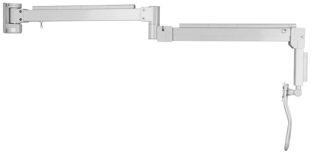 Allcam LRA34W 1.8m Long Reach Wall Mount Monitor Arm - Heavy Duty TV Bracket for 13-32 Inch LCD TVs & Computer Monitors up to 8kg - Perfect for Home Office, Gaming Setup & Conference Room Displays