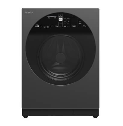 Hitachi R-HW620RS XK/XW/X 416L Multi-Door Refrigerator & BD-D120XGV Front Load Washer Dryer Combo 12/8KG - Large Capacity Smart Home Appliances for Modern Kitchens and Laundry Rooms