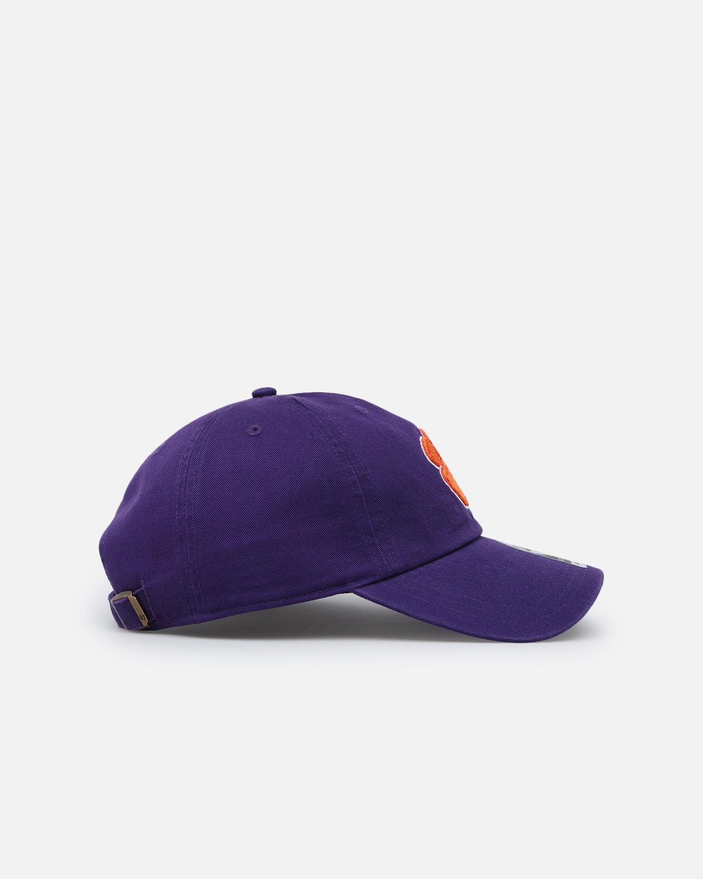 47 Brand Clemson Tigers Adjustable Strapback Hat - Purple, Officially Licensed NCAA Football Cap for Men and Women - Perfect for Game Day, Tailgating, and Fan Apparel
